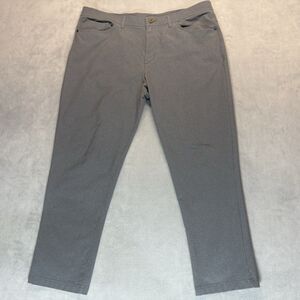 Public Rec Pants Mens 40x30 All Day Everyday Chino Golf Straight Gray